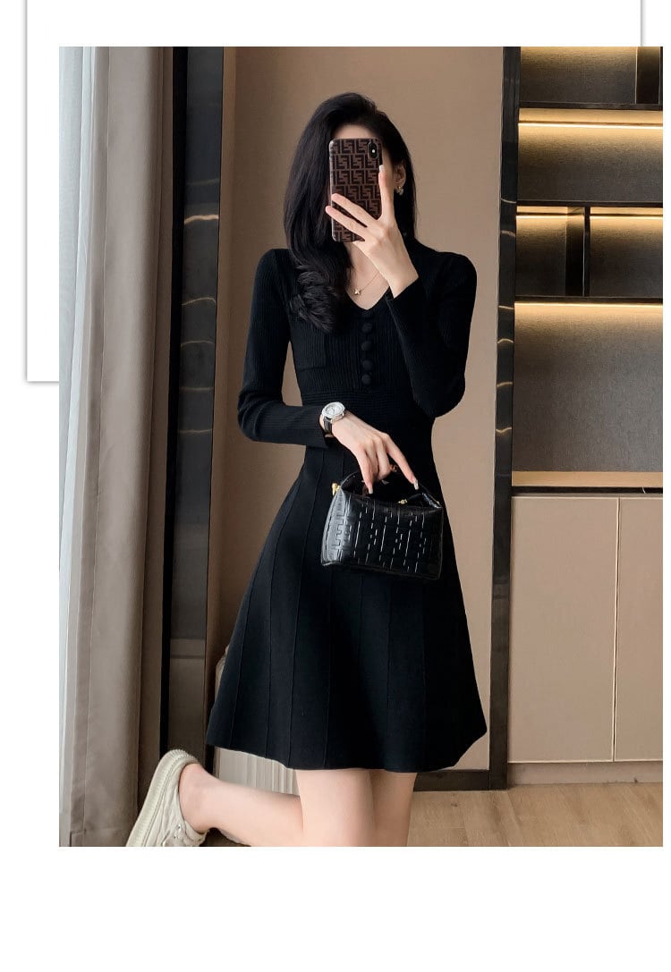 【dress】ニットワンピース　M21353