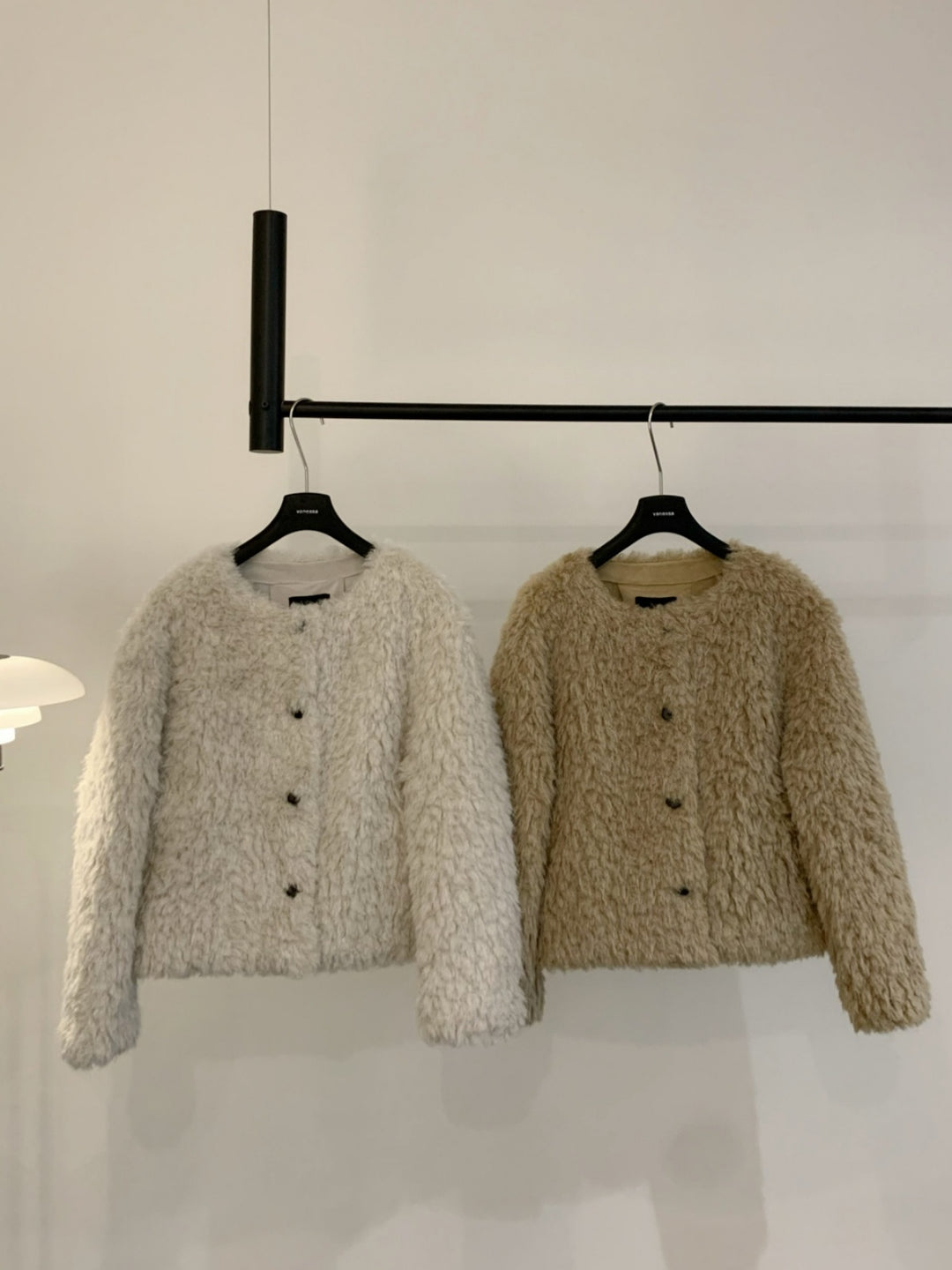 【outer】2色展開ファーコート Q9285