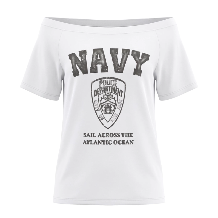 【tops】2色展開オフショルダーTシャツ Q8564