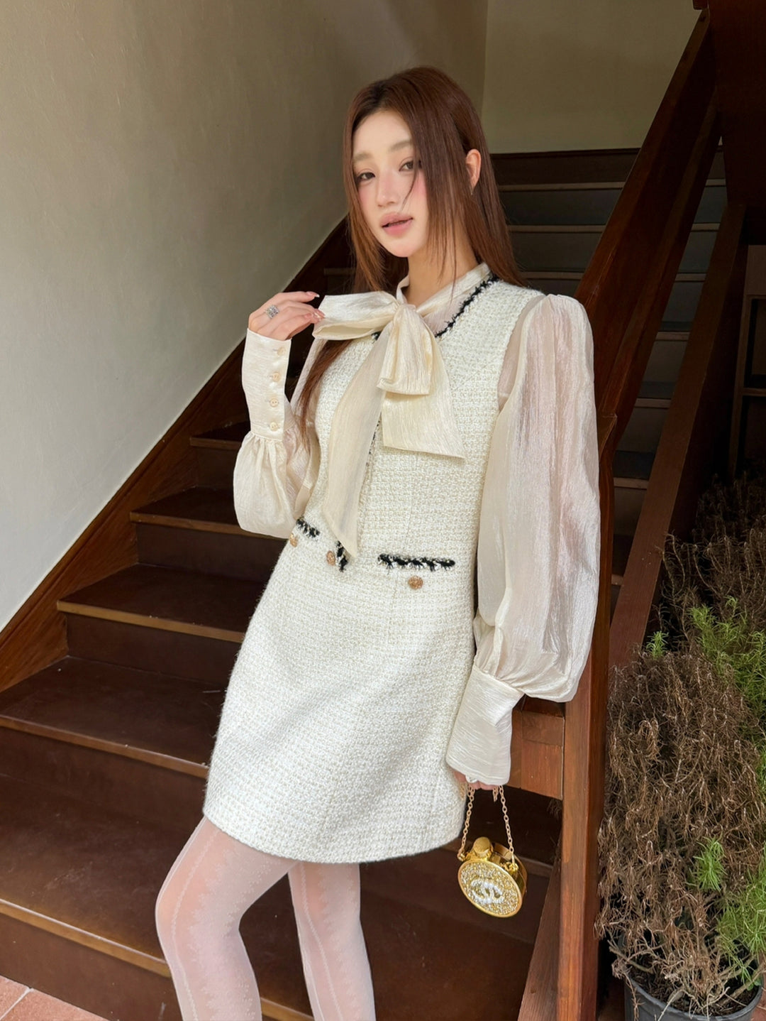 【dress】ノースリーブミニワンピース Q8958