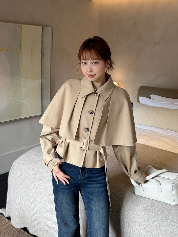 【outer】2色展開ショートコート Q8987
