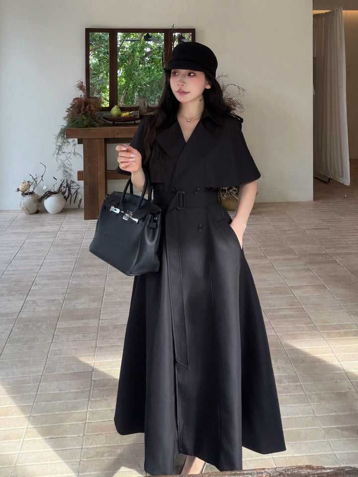【outer】2色展開ロングコート Q9068