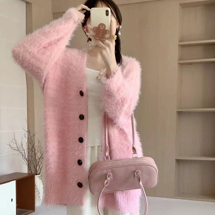 【outer】ニットカーデ　M27326