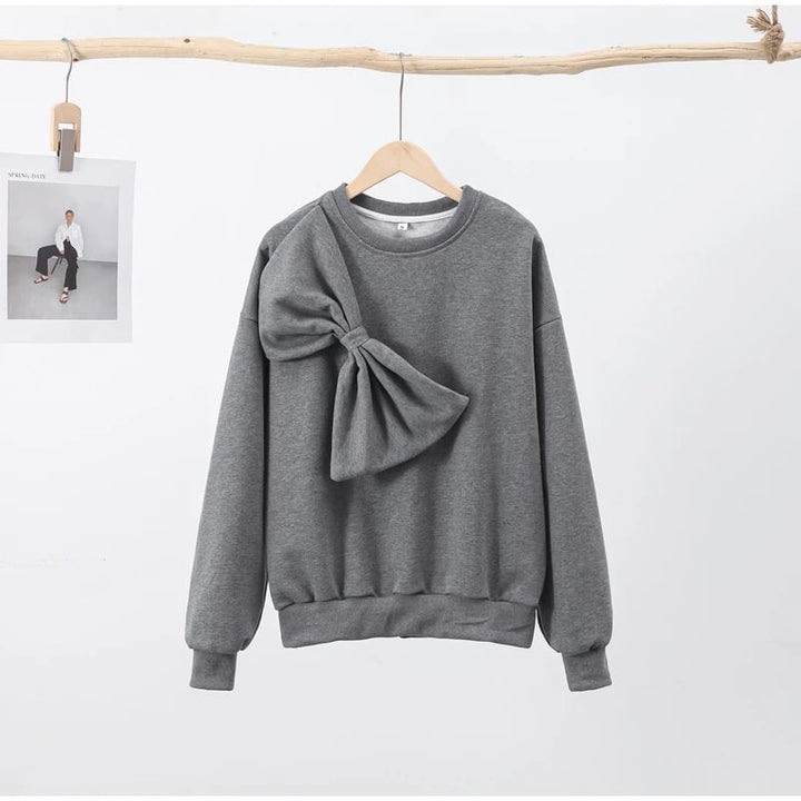 【tops】リボン付きプルオーバー　M26790