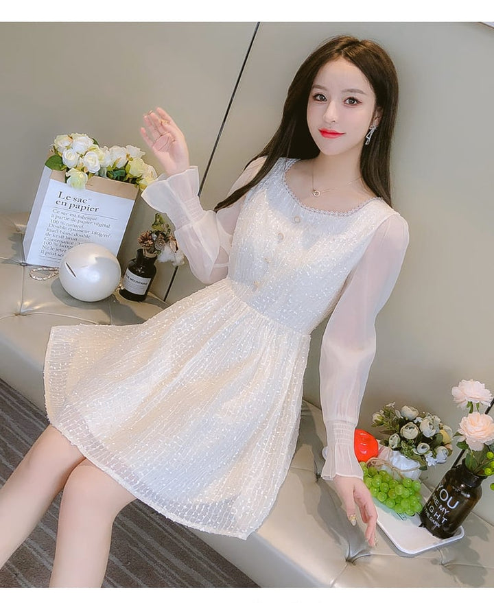 【dress】デートワンピース　M25360