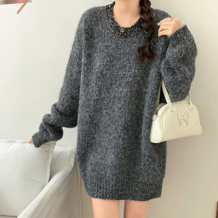 【tops】キラキラニットセーター　M28516