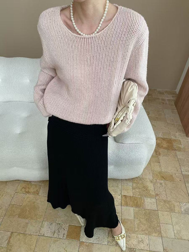 【tops】ニットトップス　K0659