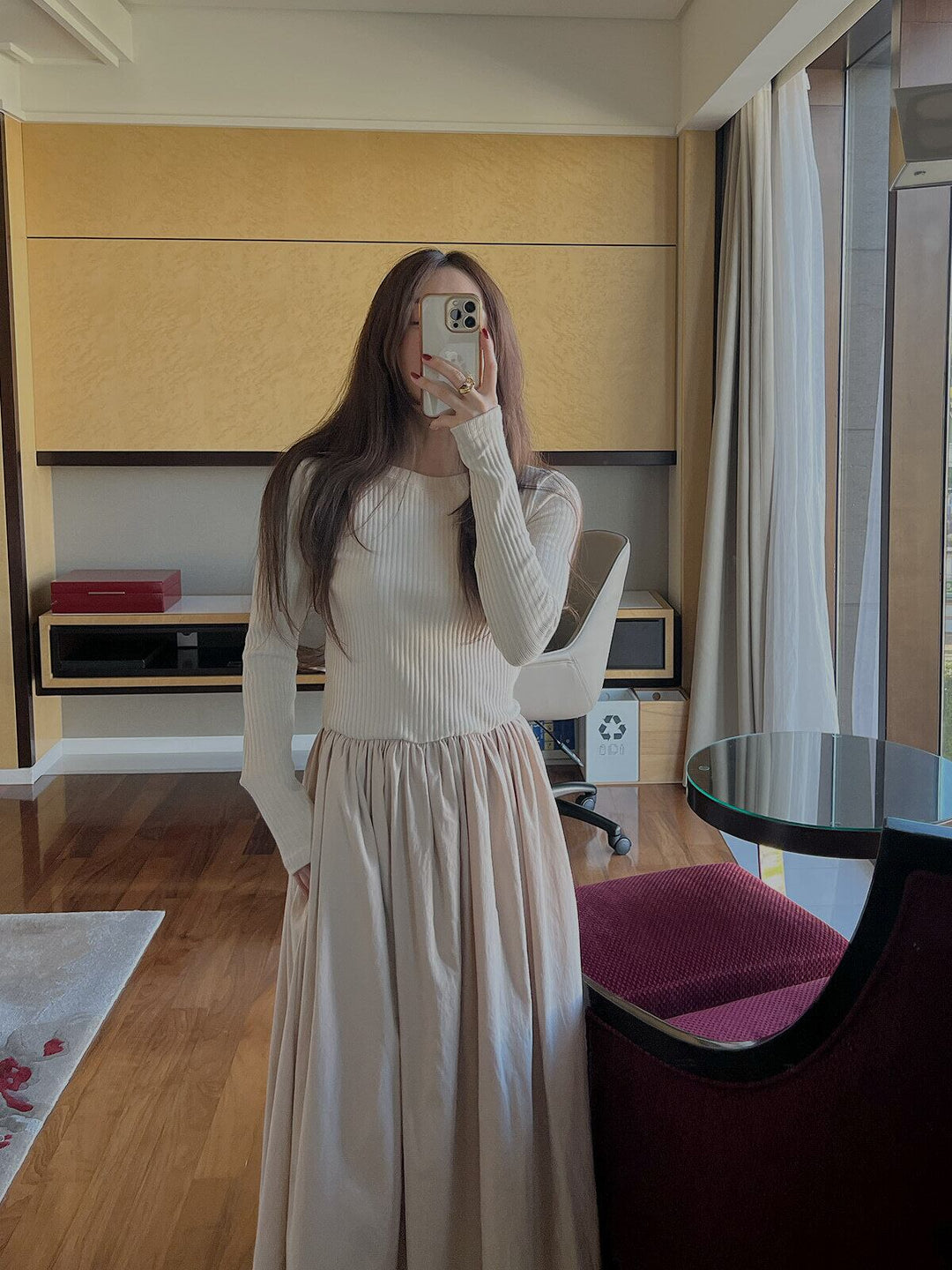【dress】ドッキングワンピース　M18667