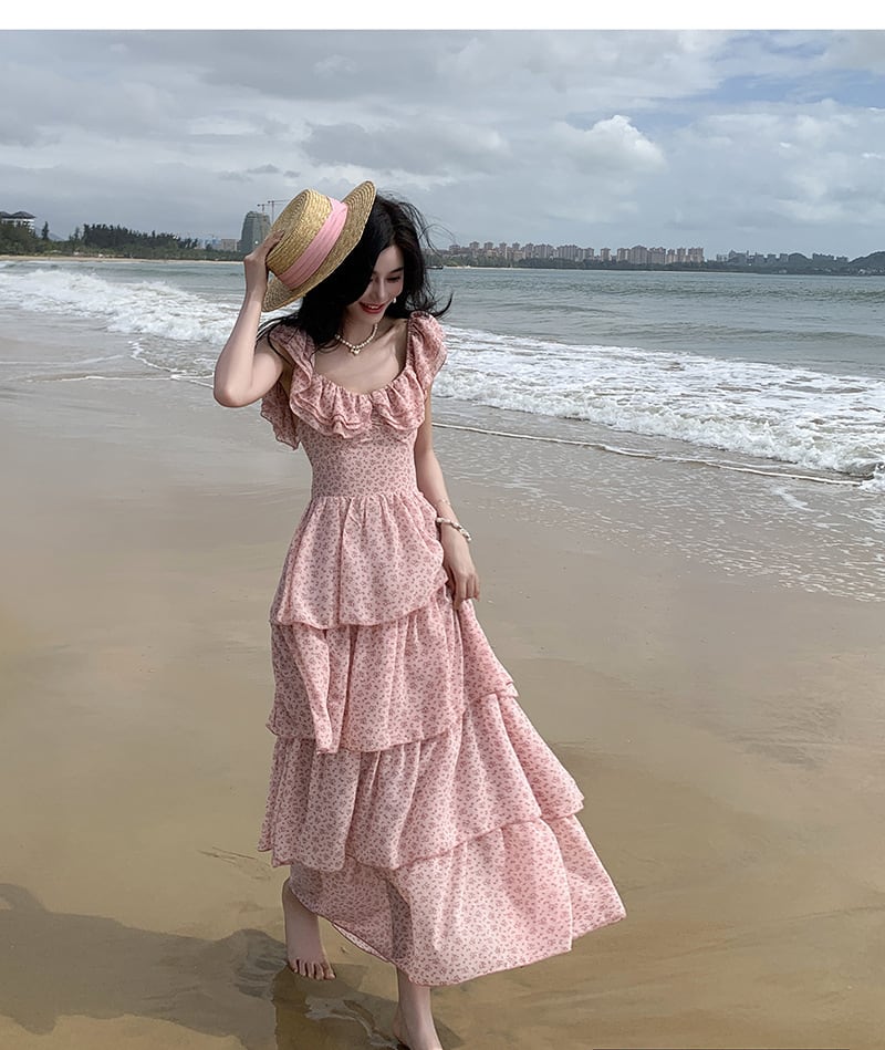 【dress】フリルワンピース　M21769