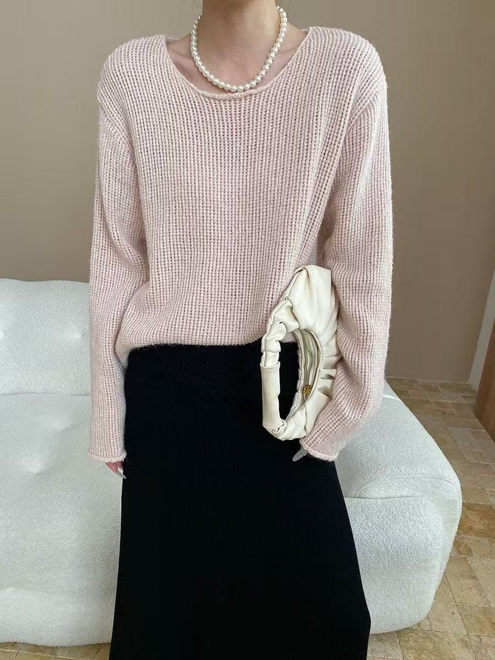 【tops】ニットトップス　K0659
