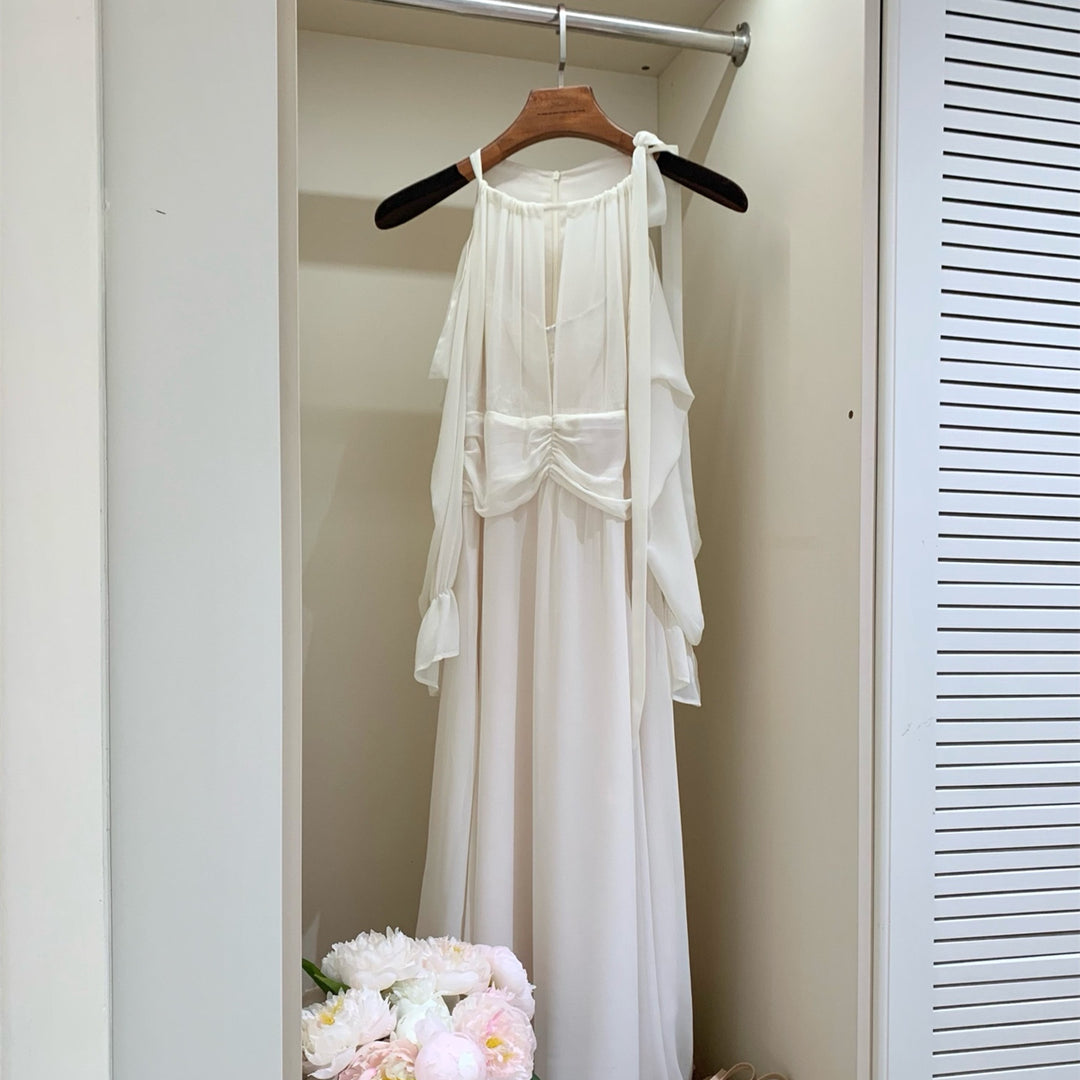 【dress】オフショルロングワンピース   N3769