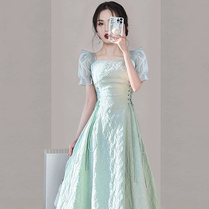 【dress】高級感 エレガントオシャレデートワンピース　M17035