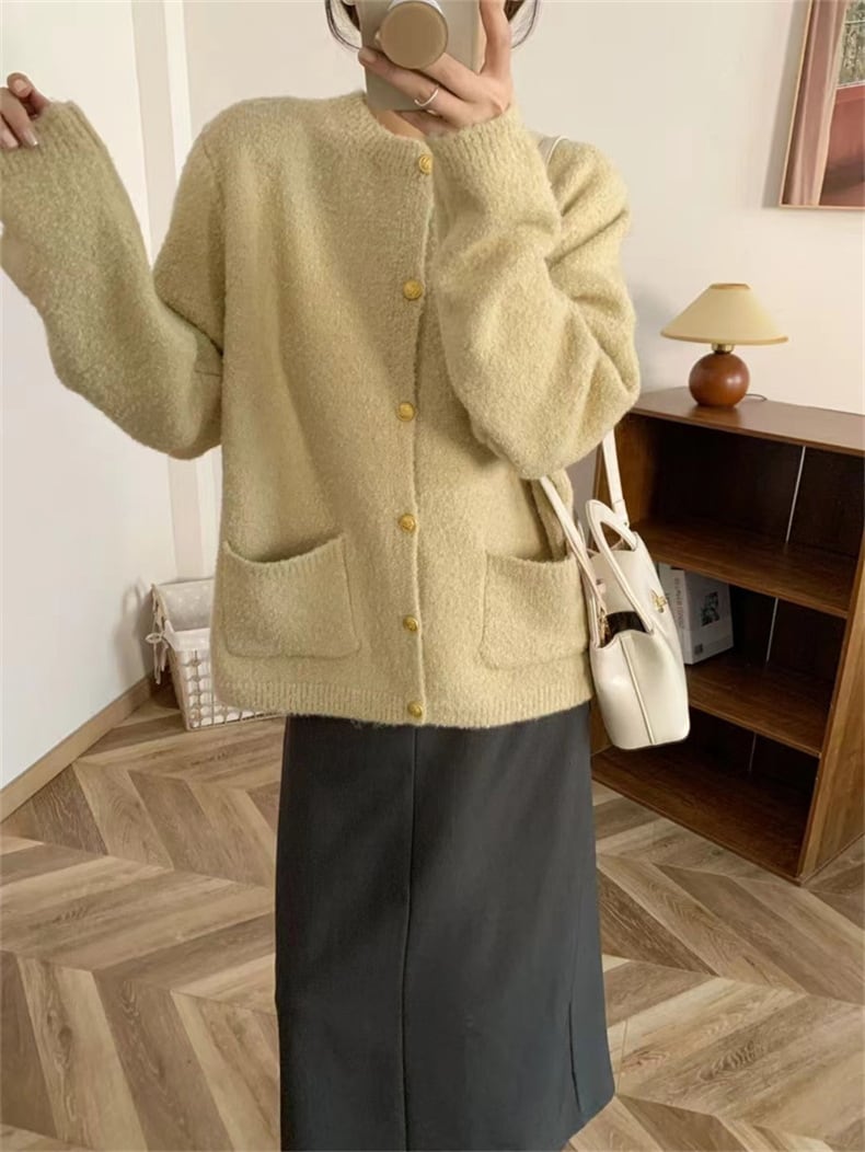 【outer】ニットカーデ　M26750