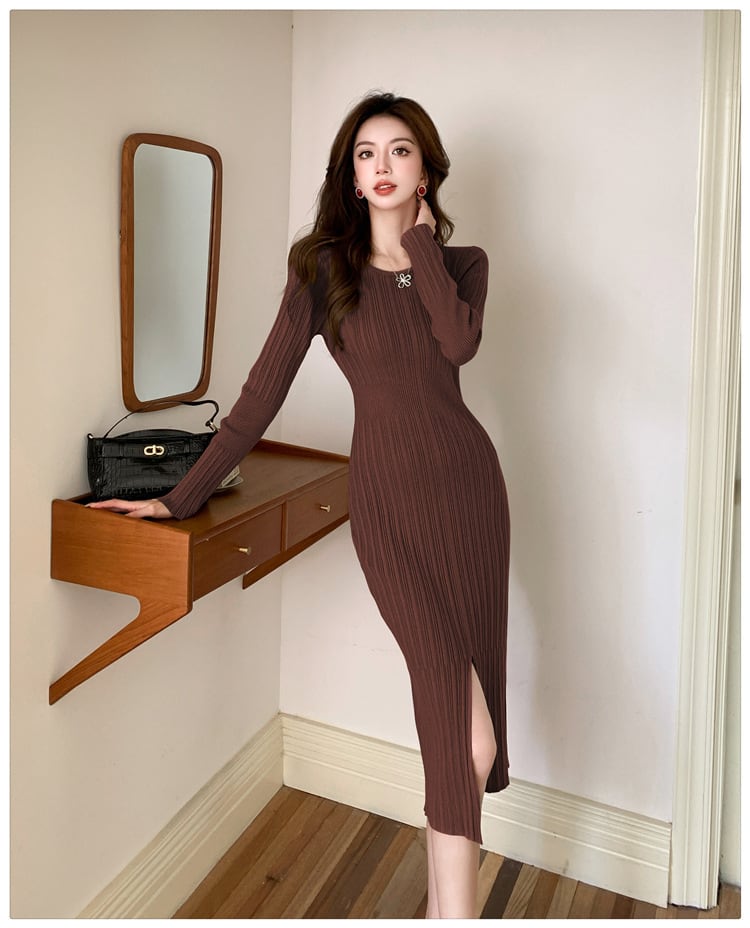 【dress】ニットワンピース　M25658