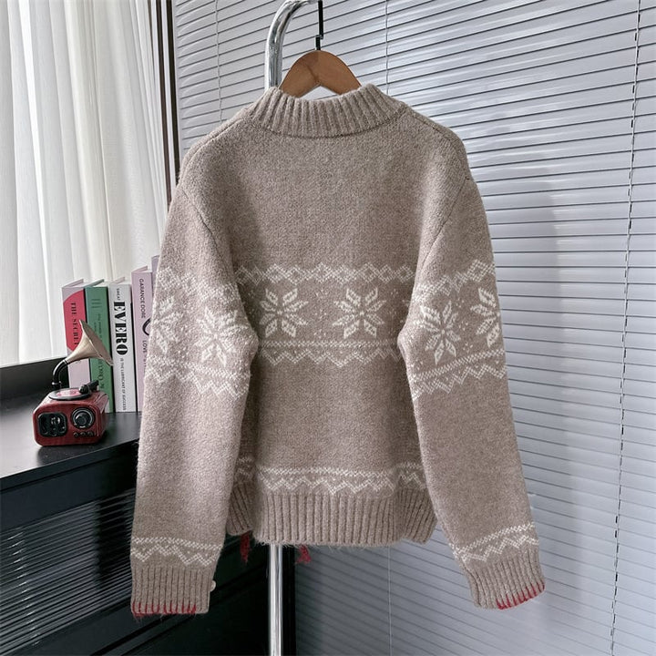 【outer】ジャカードニットカーデ　M26499