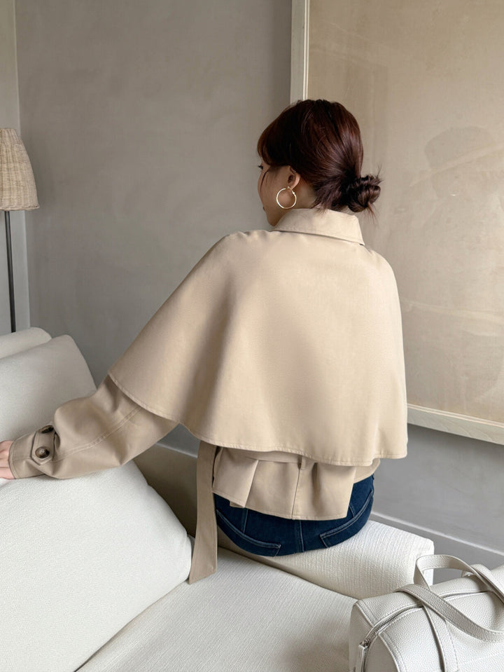 【outer】2色展開ショートコート Q8987