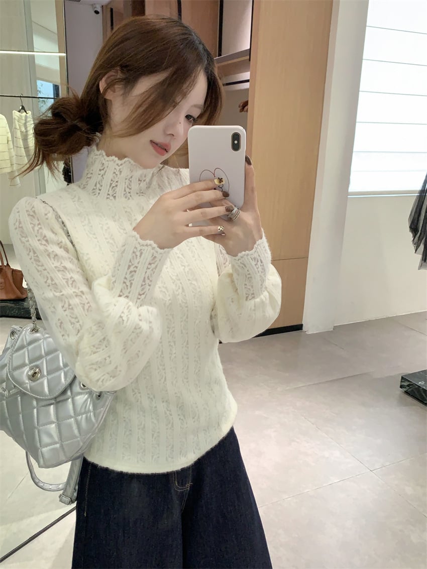 【tops】裹起毛レーストップス　M26979