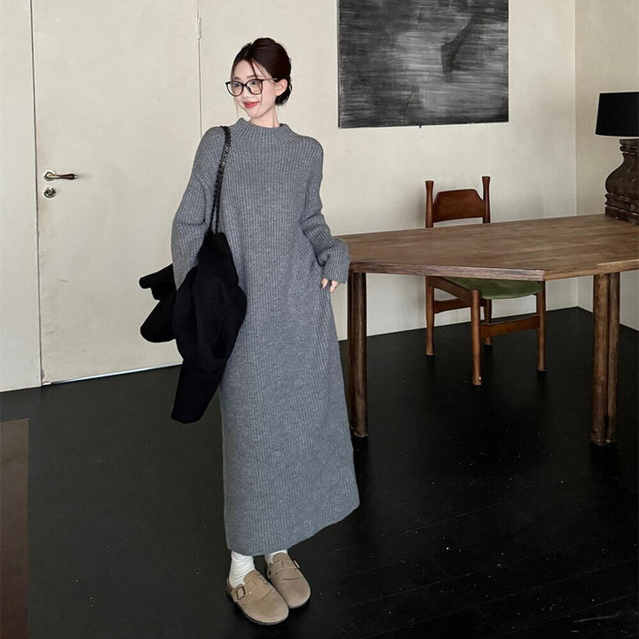 【set】ショートコート×ニットワンピースセット　M27378