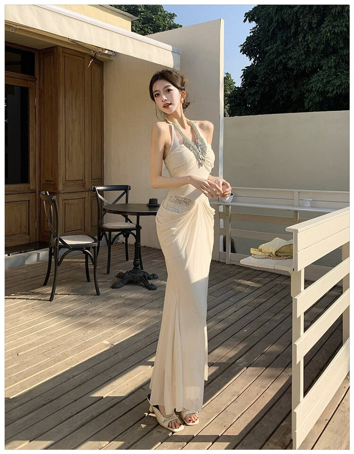 【dress】ホルターネックワンピース　M29727