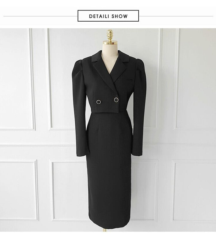 【dress】切り替えOL、通勤ワンピース　M29553