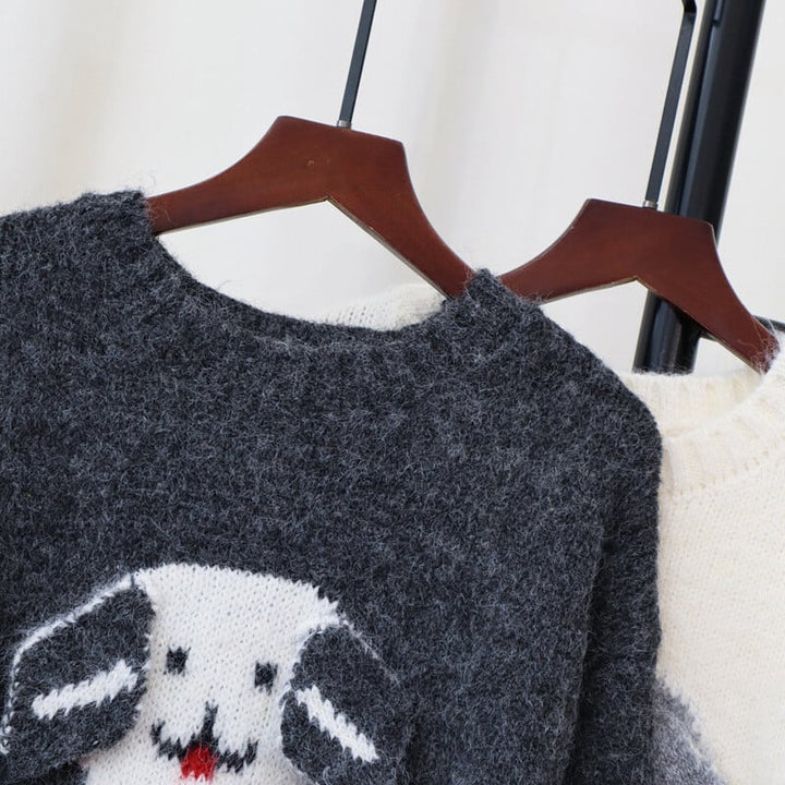 【tops】クルーネックニットセーター　M27295