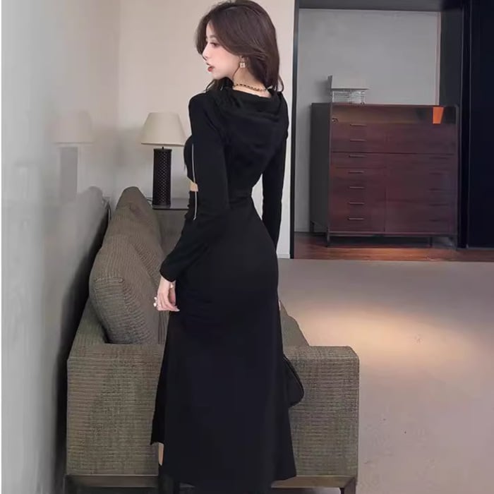 【dress】フード付きワンピース　M26654