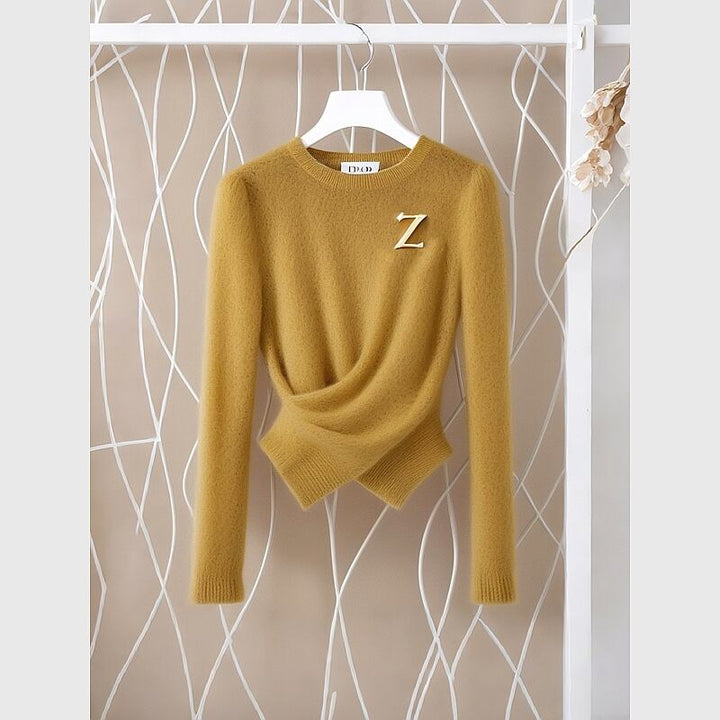 【tops】クロスニットトップス　M28765