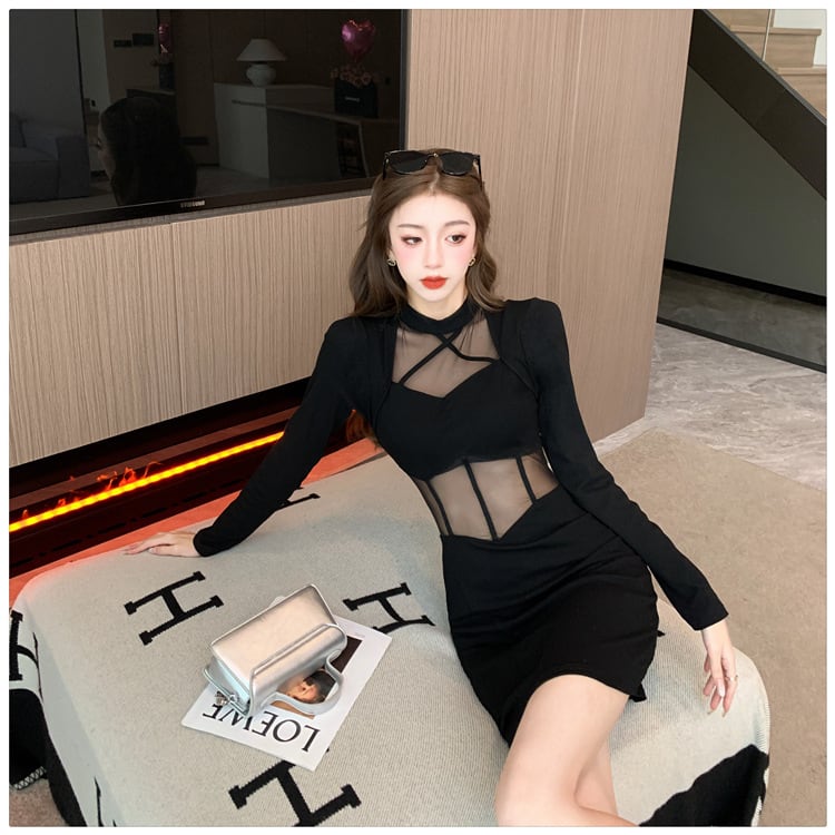【dress】ドッキングセクシーワンピース　M18196