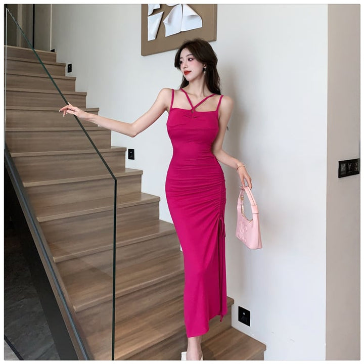 【dress】レディースファッションセクシーキャミワンピース　M16908