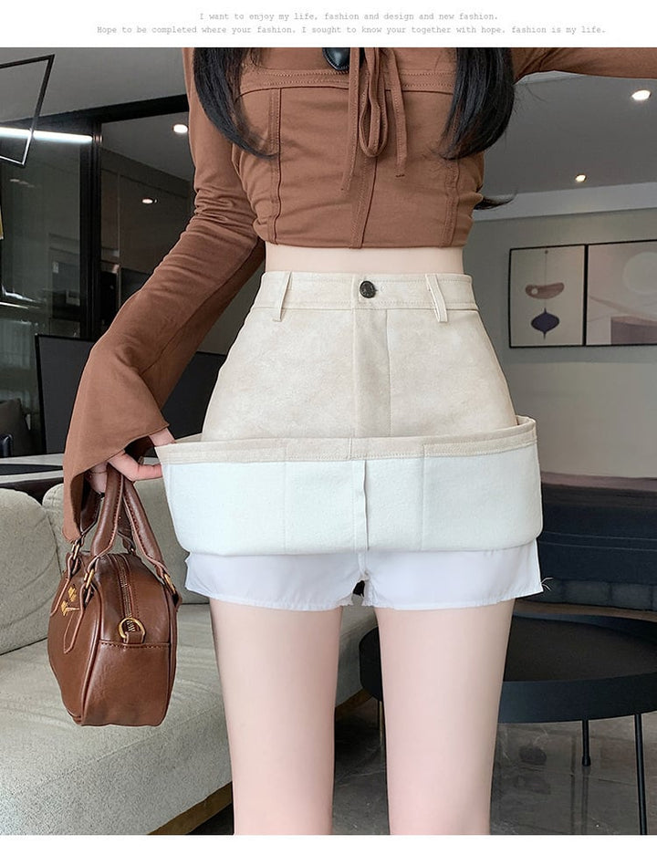 【bottoms】ハイウエストスカート　M25629