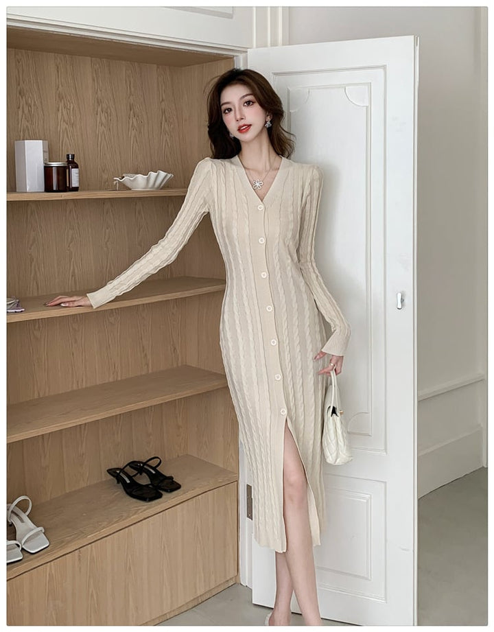 【dress】ニットワンピース　M25393