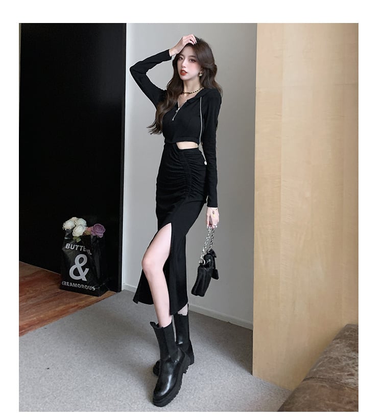 【dress】フード付きワンピース　M26654