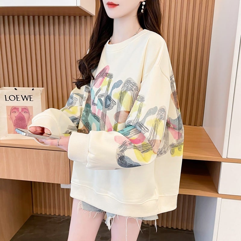 【tops】プリントプルオーバー　M26563