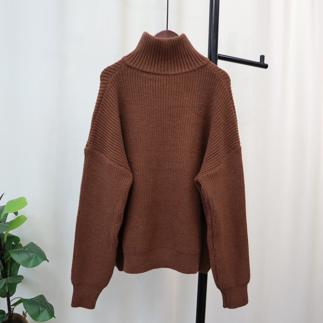 【tops】ファスナーニットセーター　M18759