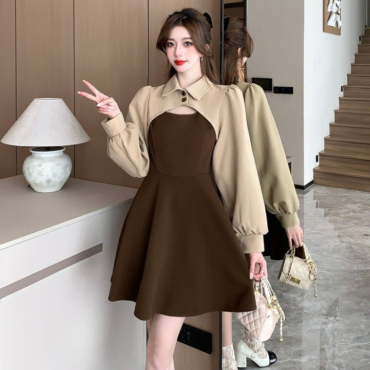 【dress】ドッキングワンピース　M20181