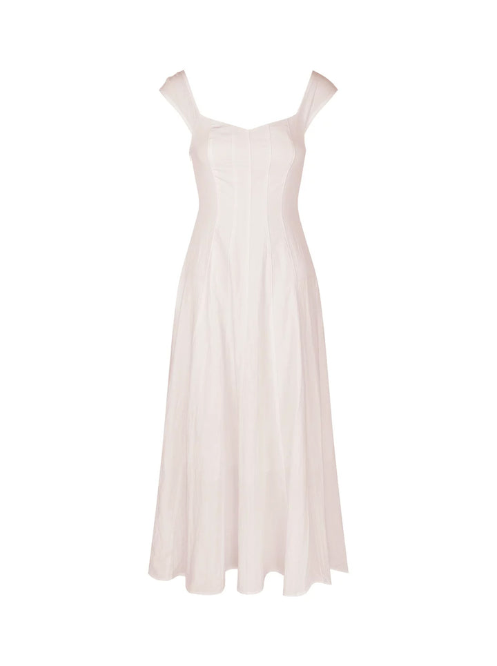 【dress】スクエアネックロングワンピース Q8646
