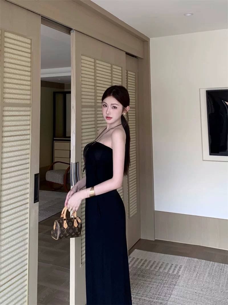 【dress】ロングチューブドレス Q8614