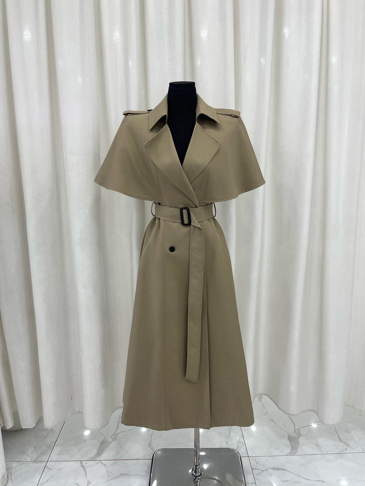 【outer】2色展開ロングコート Q9068