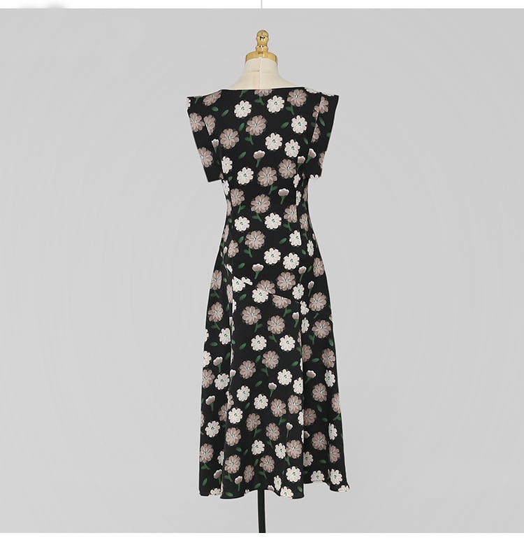【dress】プリントワンピース　M25218