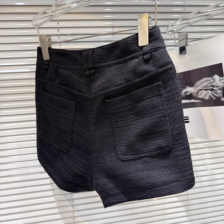 【bottoms】2色展開ショートパンツ Q7448