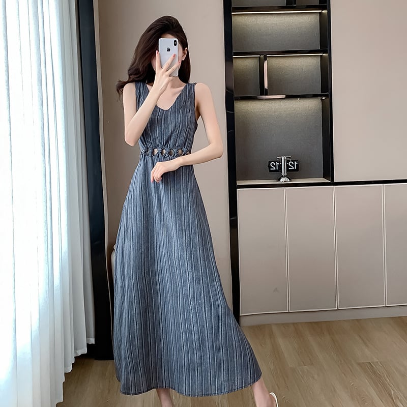 【dress】ノースリーブワンピース　M25098