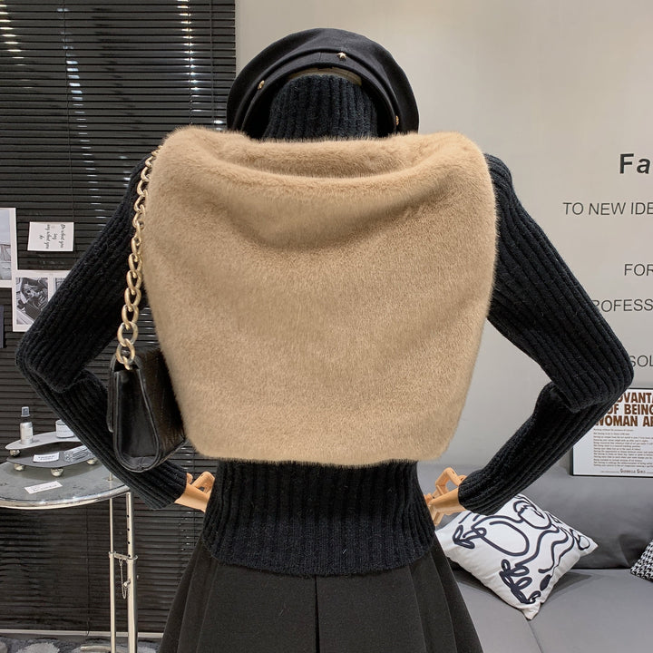 【outer】ファードッキングニットアウター　N2846
