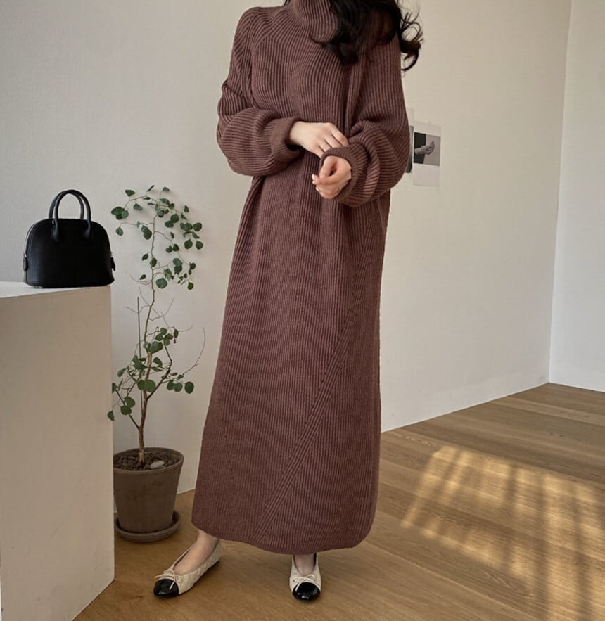 【dress】ニットワンピース　M26673