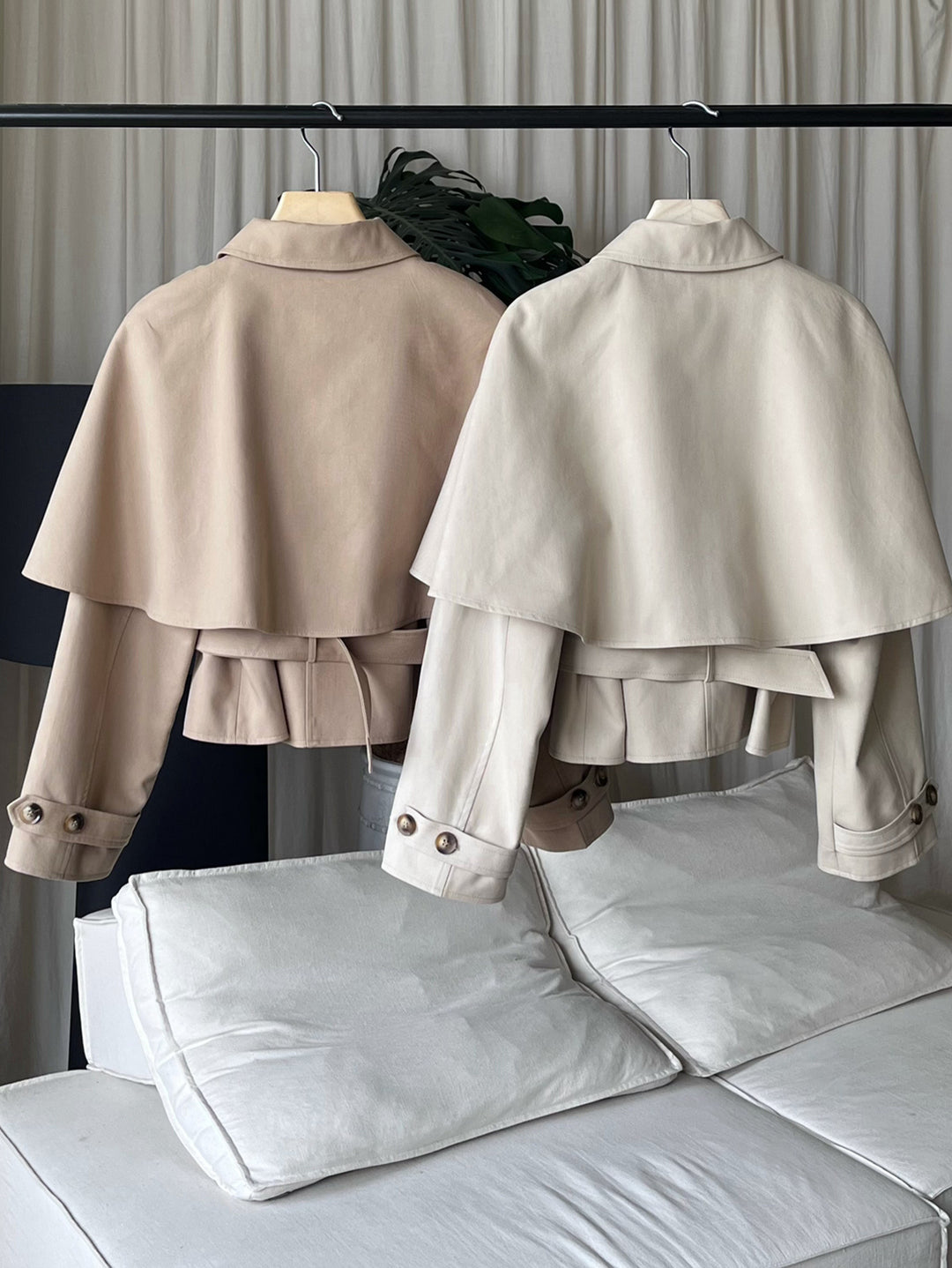 【outer】2色展開ショートコート Q8987
