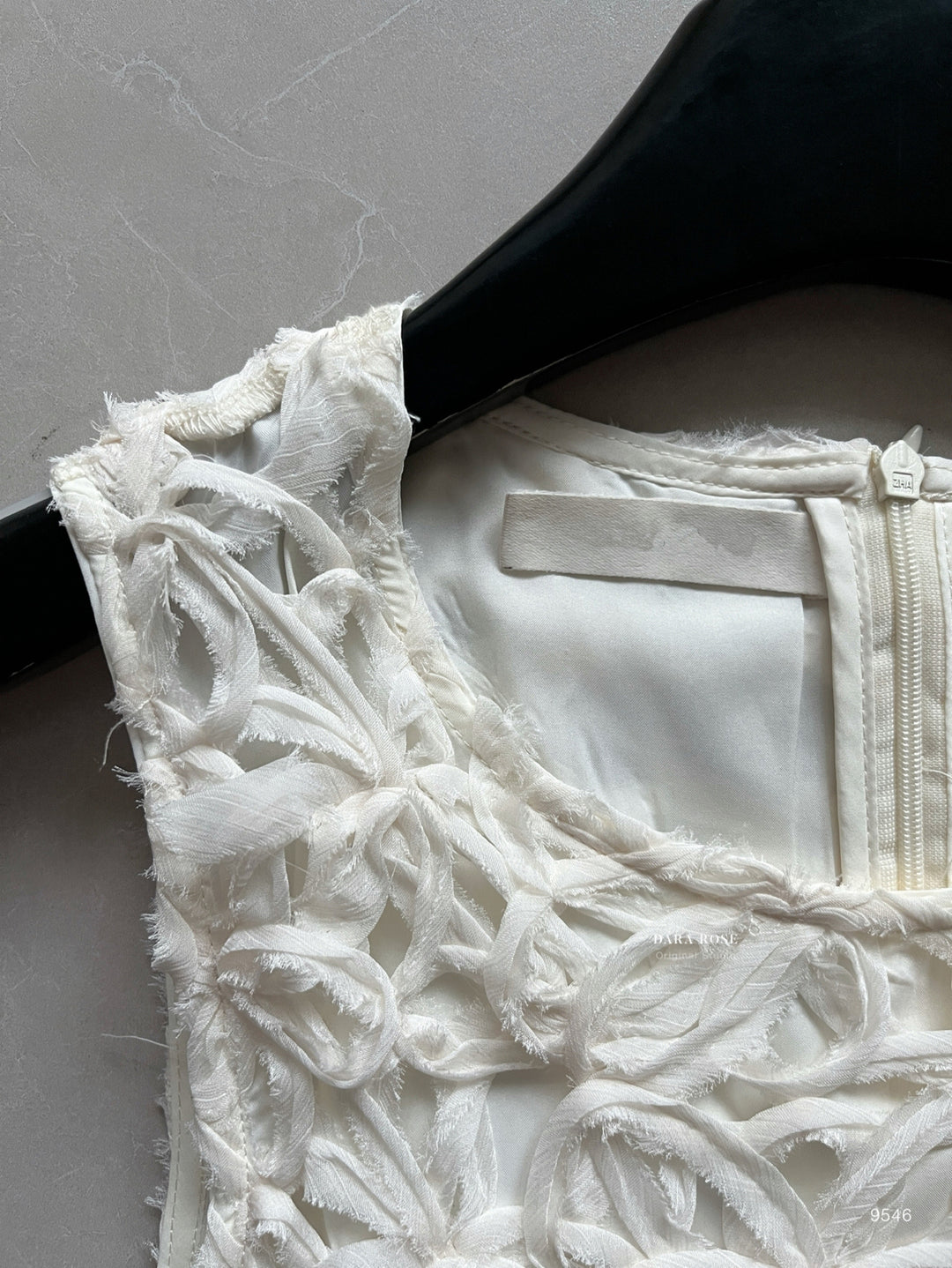 【dress】ノースリーブチュールドッキングロングワンピース Q8674