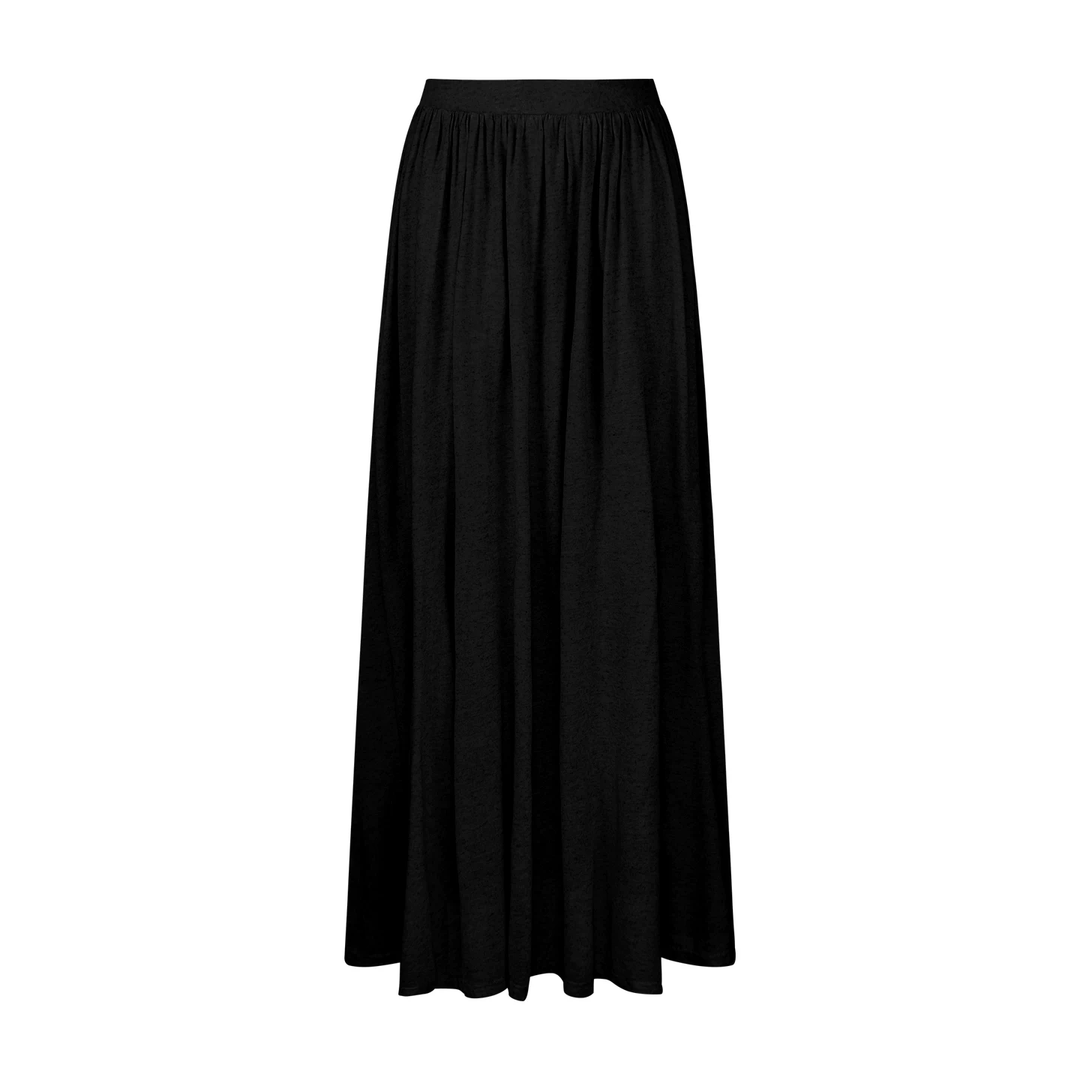 【set】ホルターネックトップス×ロングスカートセット Q8577