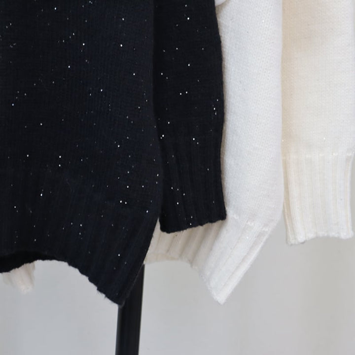 【tops】立体フラワーニットセーター　M27590