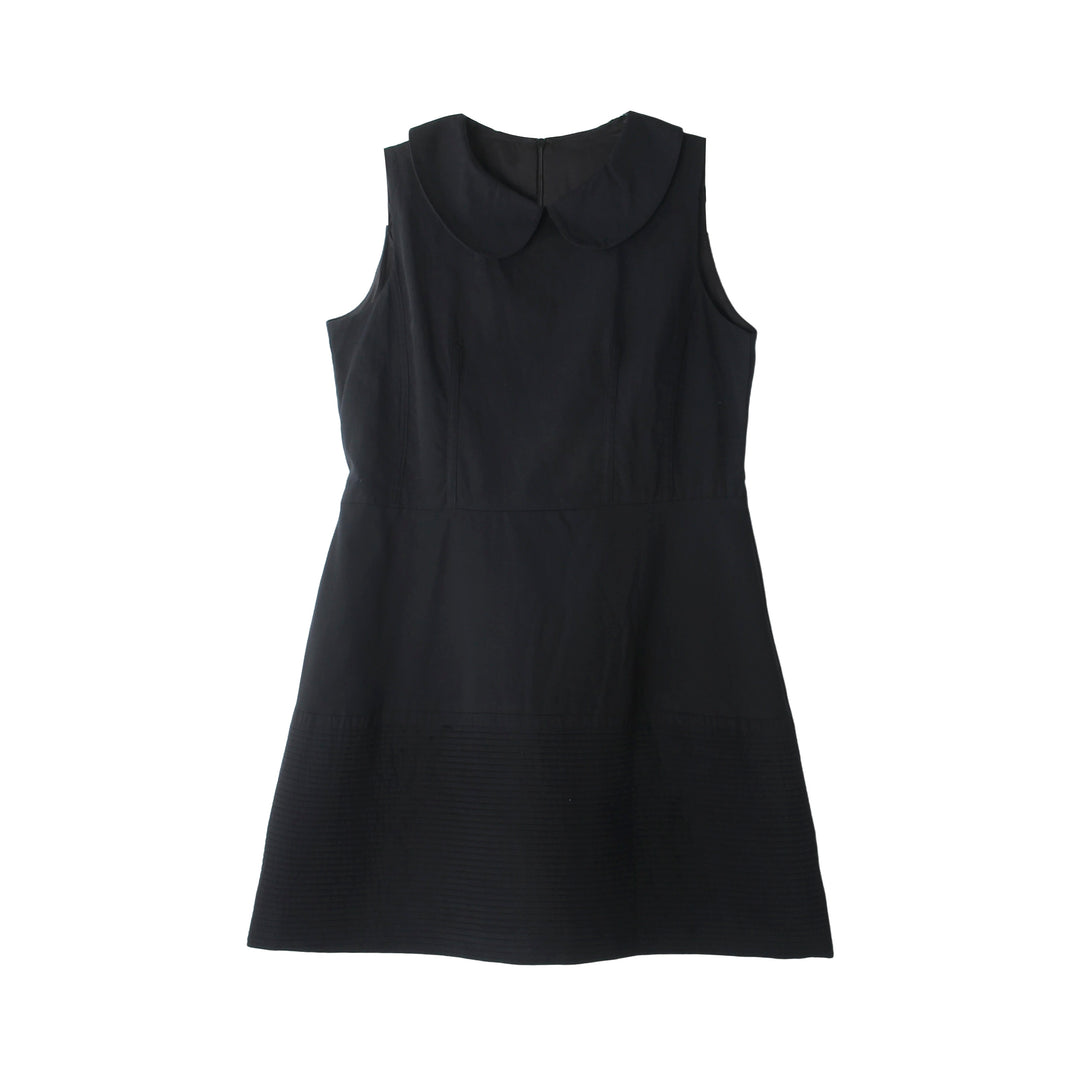 【dress】ピーターパンカラーノースリーブワンピース Q8802