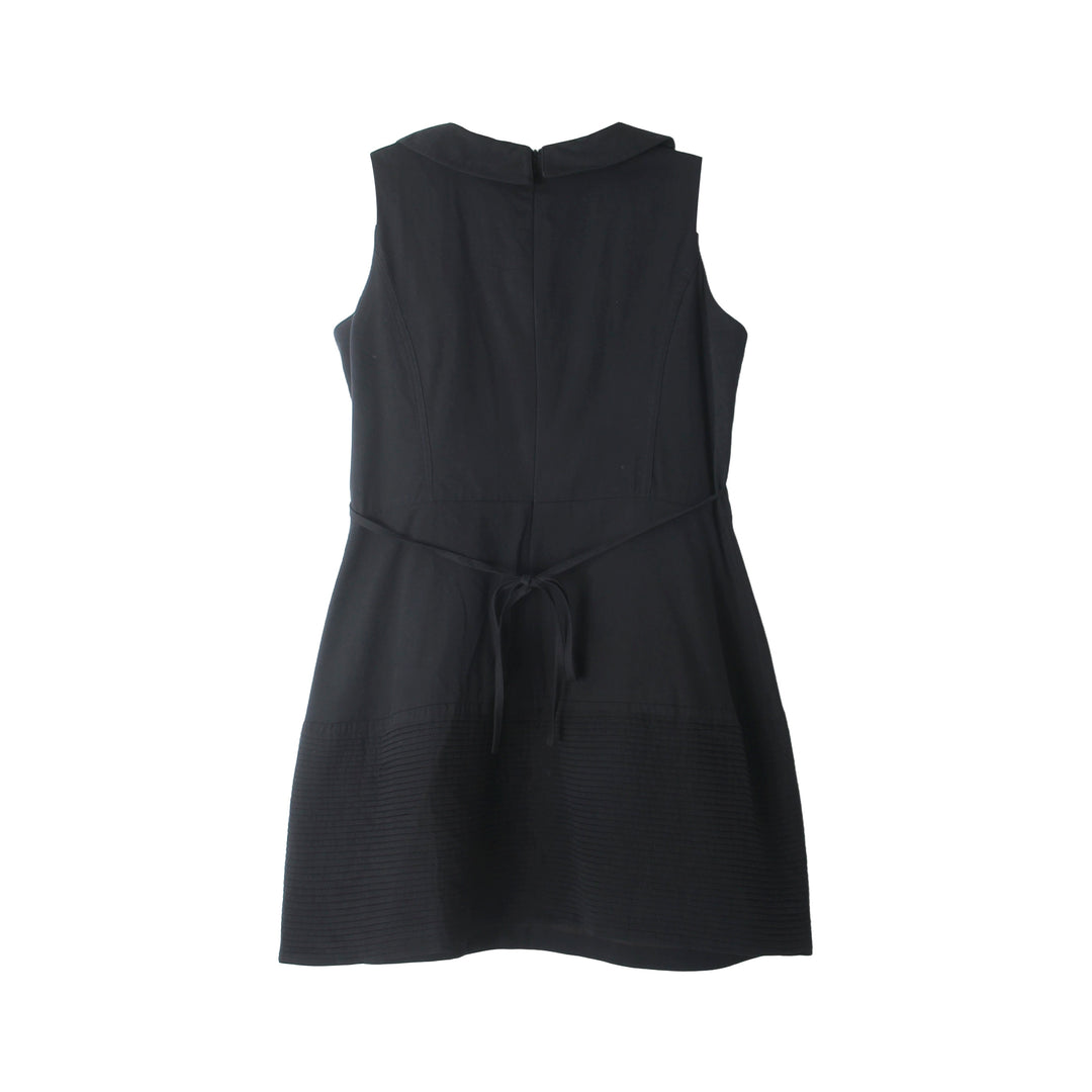 【dress】ピーターパンカラーノースリーブワンピース Q8802