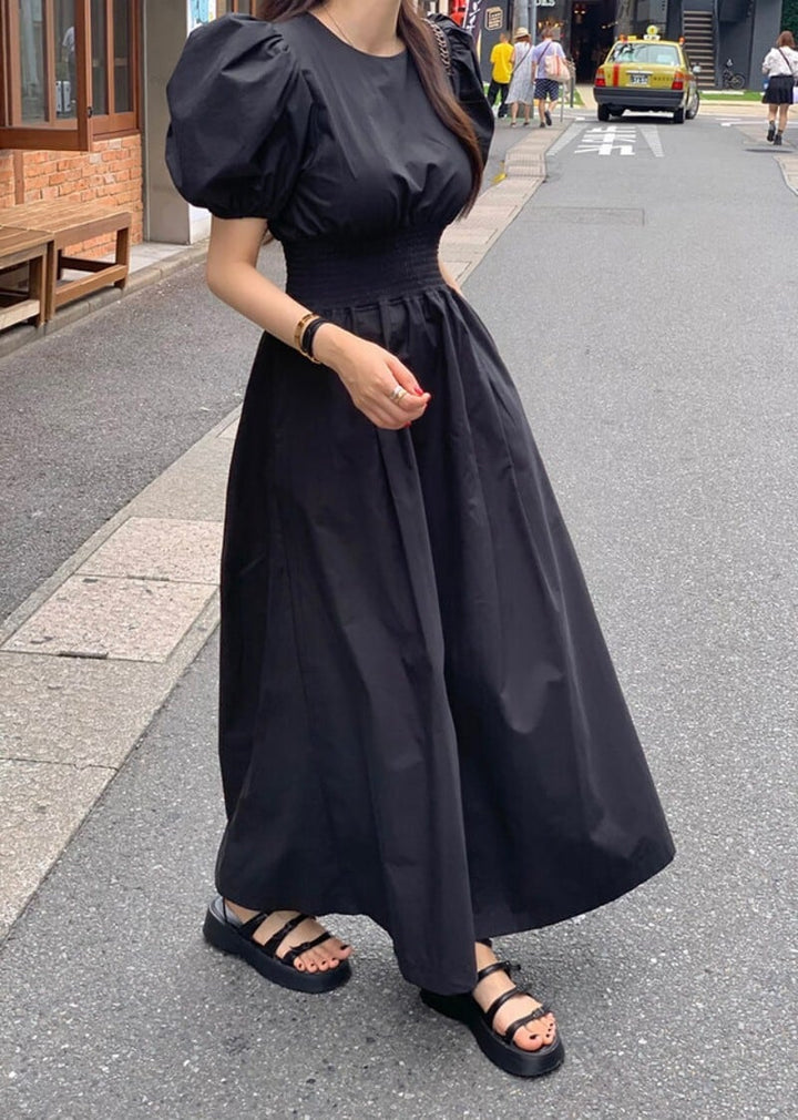 【dress】パフスリーブワンピース　M23882